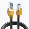 MUKSIRON Cable Ethernet Cat8 de 9 Metros,Exterior e Interior,Cable LAN