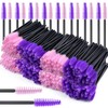 Eyelash Brush Disposable Eyelash Brushes Pink Purple Pack of 200