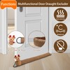 JNUYISW Draught Excluder, 91cm Elk Weighted Draft Excluder for Doors