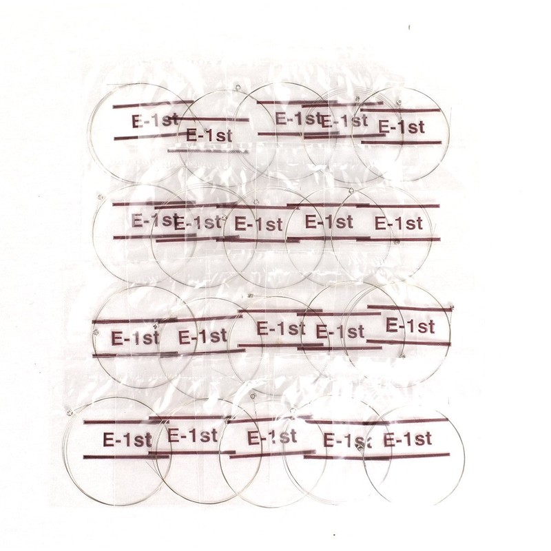 20-Pack Single Electric Guitar Strings Bulk .011 High E (Medium)