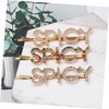 FOMIYES Sets Fashion Hair Clips for Women Girls Letter Hairpin