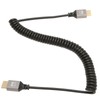 HD Multimedia Interface Coiled Cable High Speed 4K 60Hz Male