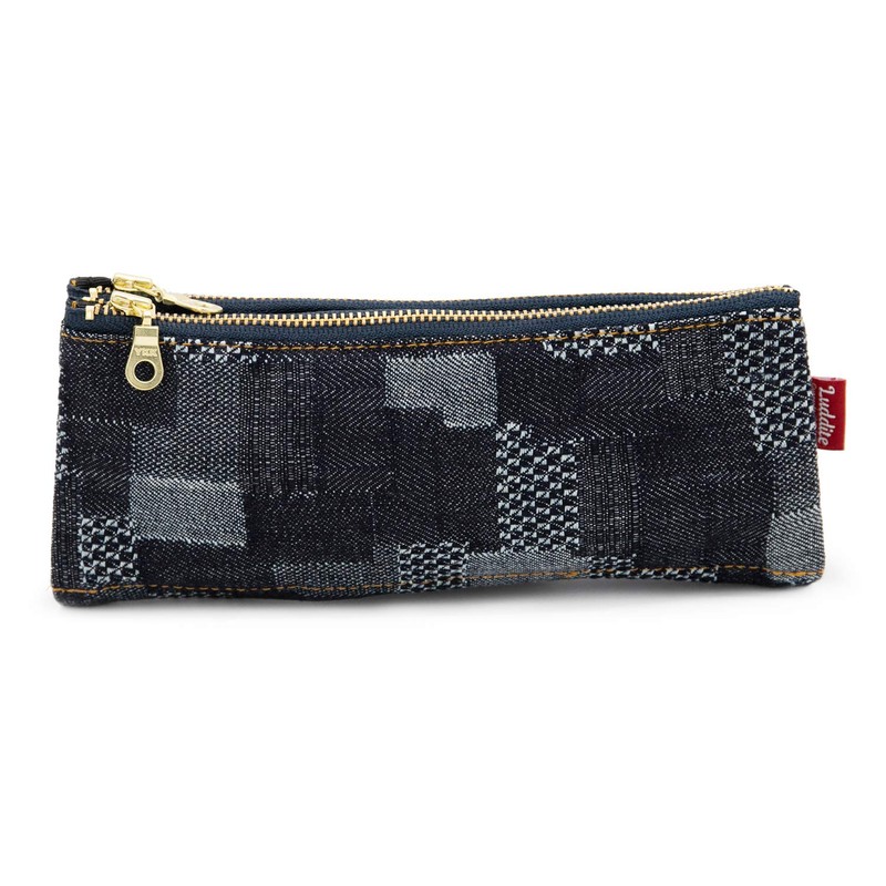 Luddite LDD-BNPN-101 Bendi Pen Case, Denim Patchwork
