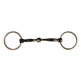 JP Korsteel Sweet Iron Jointed Loose Ring Snaffle Bit, 5.5"