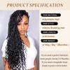 Seimainurs Deep Wave Crochet Hair Long Curly Braiding Hair for
