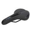 Road Bike Saddle Black Hollow Ergonomic Soft Silicone Sponge Tail