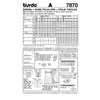 Burda B7870 Dress Sewing Pattern 19 x 13 cm