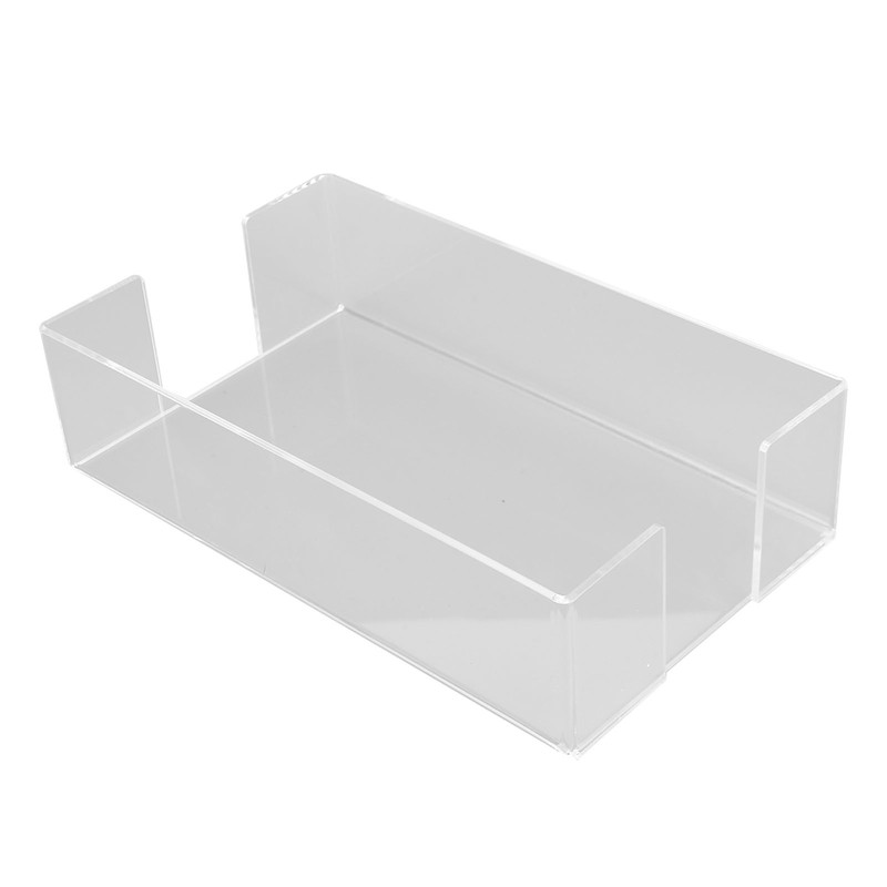 Napkin Tray Storage Holder Transparent Acrylic Modern 9.5x5.5x2.5in Large Capacity