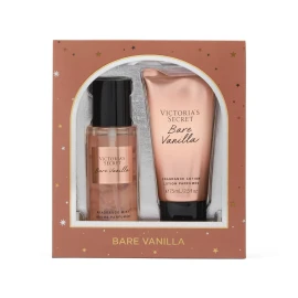 Victoria's Secret Bare Vanilla Fragrance Mist Lotion Set 1.67 Fl Oz Pack of 3 Gourmand Scent