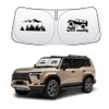for GX550 2024-present Windshield Sun Shade Car Front Window Covers