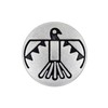 Bezelry 10 Pieces Aztec Thunderbird Metal Flat Base Screw Back