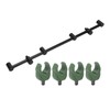 Fishing Rod Pod Stand Holder Aluminium Alloy Fishing Pole Pod