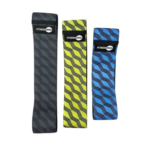 Fitness Mad Squat Bands, Non Slip Bands, Sold Individually or