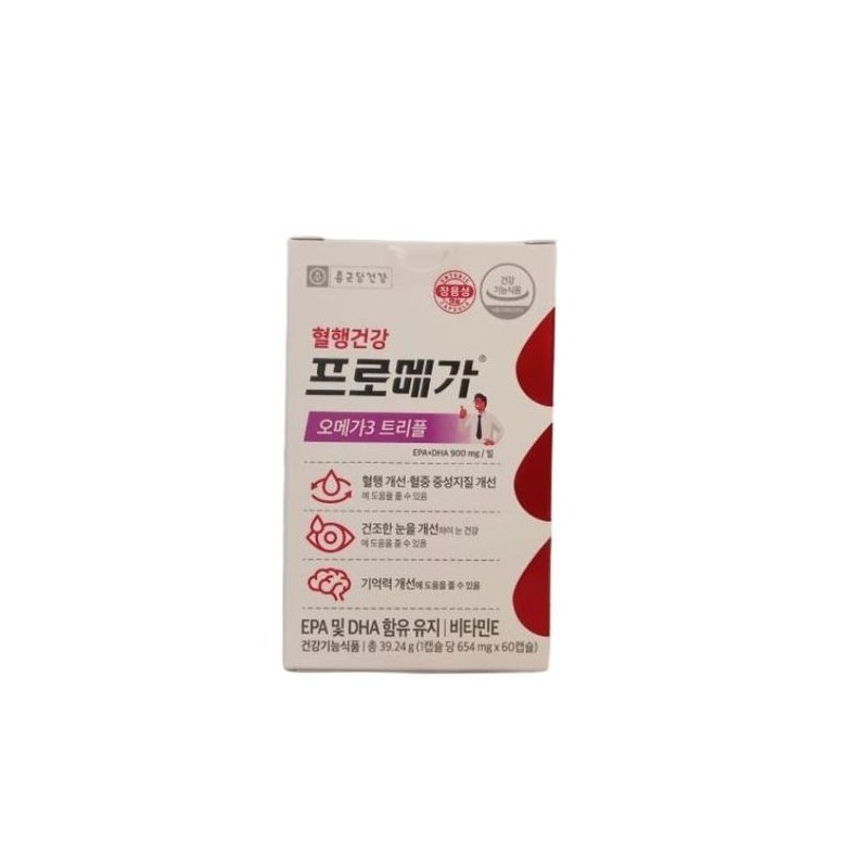 Chong Kun Dang Health Promega Omega 3 Triple 60 Capsules