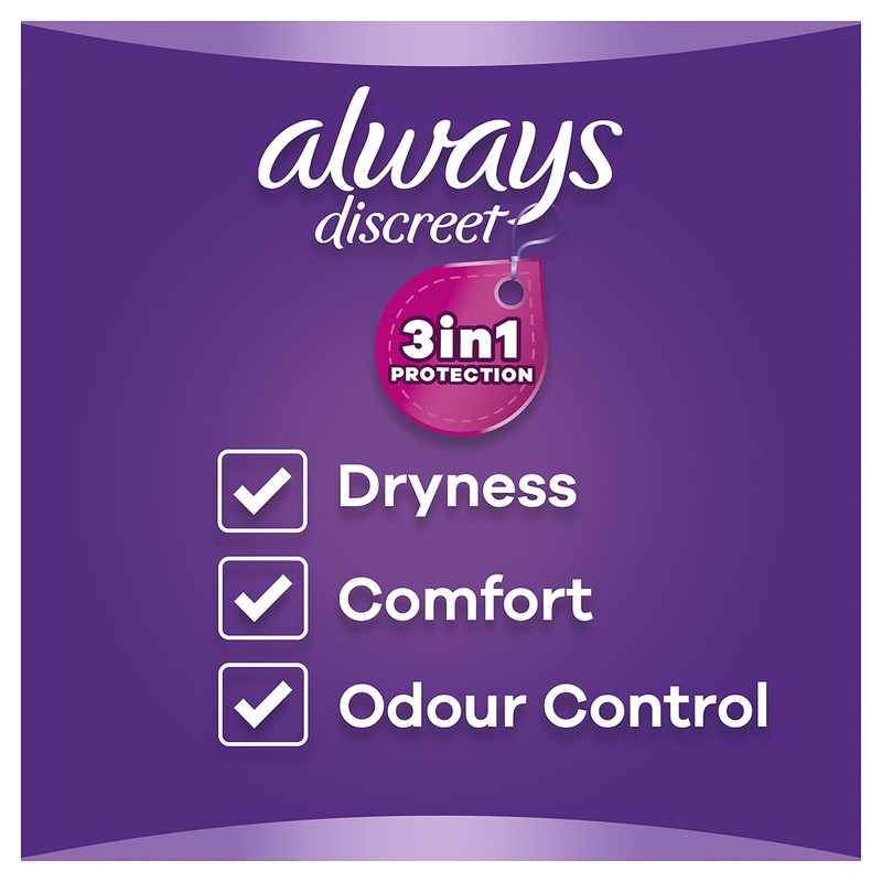 Always Discreet Incontinence Underware, Super Plus Large, 8 Pack