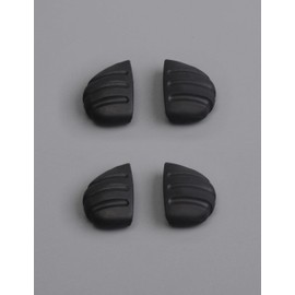 Handwith 2 Pairs Soft Silicone Sunglass Nose Pads for Maui Jim Makaha/Banyans/Hapuna, Push-in Anti-Slip Comfort Fit Glasses Nose Piece Nose Guard Replacement Kit Black