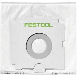 Festool 500438 SELFCLEAN Filter Bag SC FIS-CT SYS/5, White, Set of 5 Pieces