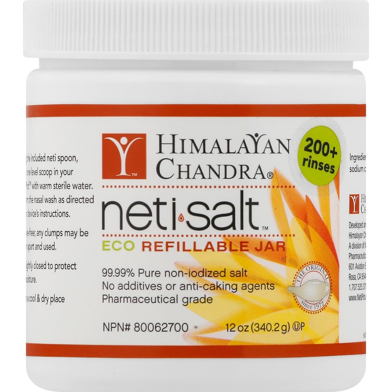 Himalayan Chandra Neti Pot Salt Jar, 12 oz