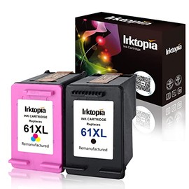Inktopia Remanufactured for HP 61XL 61 XL Ink Cartridges High Yield (1 Black 1 Tricolor) for HP Envy 4500 5530 5534 HP Deskjet 1000 1512 2540 3050 3510 HP Officejet 4630 2620 4632 Printer