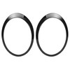 HECASA Pair Headlight Door Bezel Compatible with 2007-2015 Mini Cooper