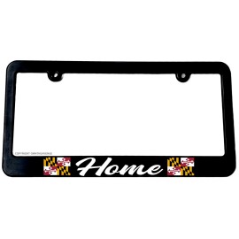 OwnTheAvenue Home Maryland Flag Car Truck Auto License Plate Frame