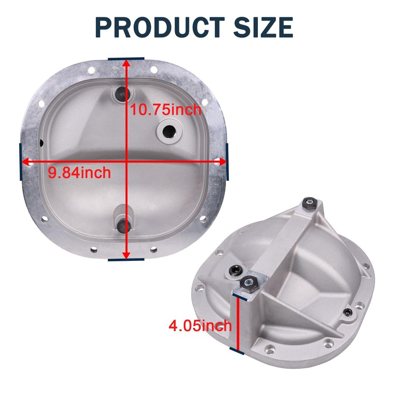 RALBDX 8.8 Differential Cover Rear End Girdle System Compatible with