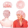 BEE VIBES Gorra de Baño Satín 3 Pack Doble Capa