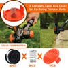 JINHENB 6 Pieces Strimmer Spool Line for Black and Decker,