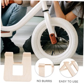 Gatuida DIY Wooden Bike Holder Durable Scooter Parking Rack Stand for Balance Bike Easy to Install Lightweight for Indoor and Outdoor Use