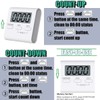 WANGCL 2 Pack White Large Digital Kitchen Timer, Magnetic Countdown
