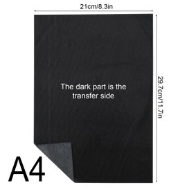 Invalidism 90 Sheets Multicolor Carbon Transfer Paper, A4 Carbon Paper for Tracing Paper for Sewing Patterns Carbon Copy Paper for Wood, Paper, Canvas Embroidery