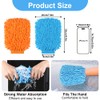 vsshe Microfiber Car Washing Mitts 2PCS, Large Car Wash Mitts,