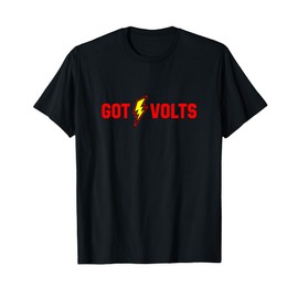 Got Volts Personal Electric Vehicle Lightning Bolt Design T-Shirt