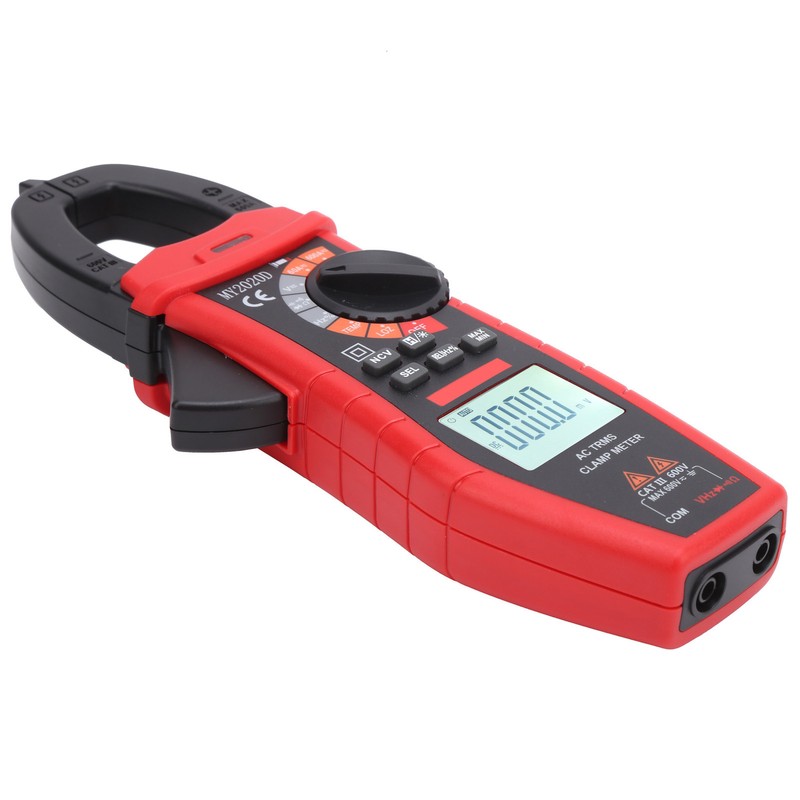 Digital Clamp Multimeter Handheld LCD Display DC AC Current Tester