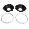 1 Pair Headlamp Retaining Ring H00001EB Headlight Ring Mounting Bucket