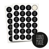 Handmade with Love Stickers, Pack of 48 on Sheet, Recycled