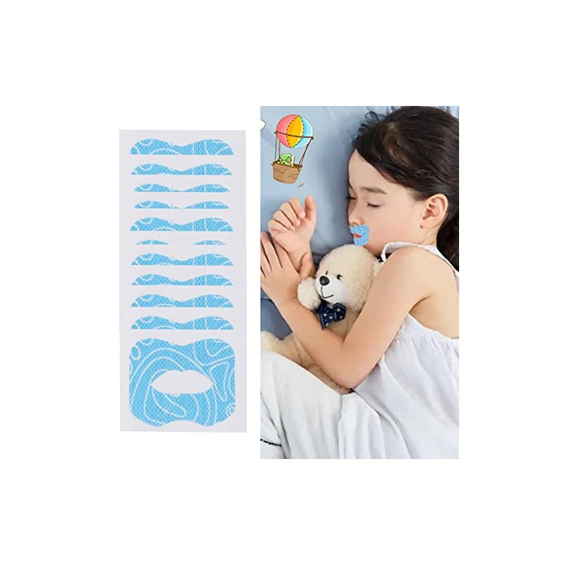 Jiawu Tiras para Dormir 30Pcs, Cintas Bucales para Niños para