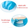Kids Smock Waterproof Painting Apron with Long Sleeves and 1