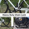 Titanker Motorcycle Chain Lock with U Lock, 4 Feet Heavy