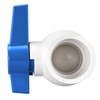 sourcing map Ball Valve, 40mm ID PVC Socket End Shut