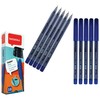 Nataraj Ballpoint Pens, Blue, Pack of 10, Point (0.7mm), Smooth