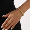 Embossed Moon Star Sun Bangle Cuff Bracelet for Women Fashion