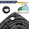 VISMIRROR Car Rearview Left Driver Side Mirror Glass Replacement W/Backing