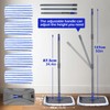 Masthome Microfiber Mop,Large Surface Flat Mop with 5 Reusable Pads,Hardwood