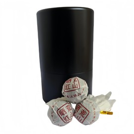 [yunyingkongyue]Wild Mountain Sun-Dried Black Tea Dragon Balls - 8 grams per piece, easy to carry and convenient for brewing black tea.