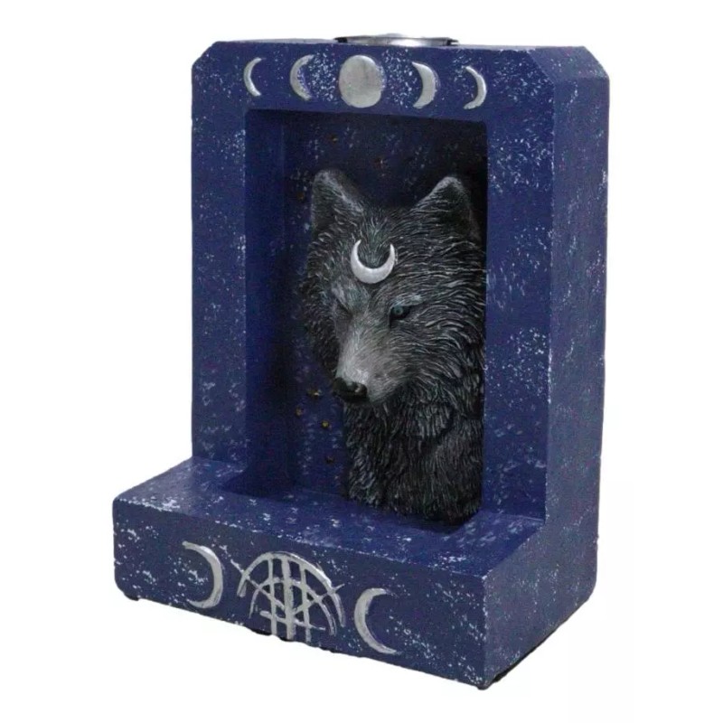 Phases Of The Moon Alpha Black Wolf With Crescent Mark