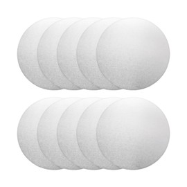 sourcing map Aluminum Sheet, 10 Pcs 50mm Diameter x 1mm Thickness 1060 Aluminum Plate for Industrial, Silver Tone