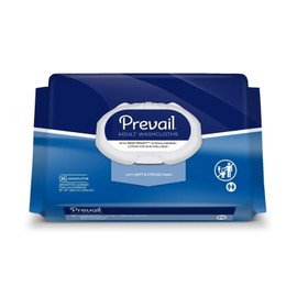 Prevail Washcloth Wipe, 8"x12", Vitamin E/Aloe, 96 Pack, WW-720 - Case of 576