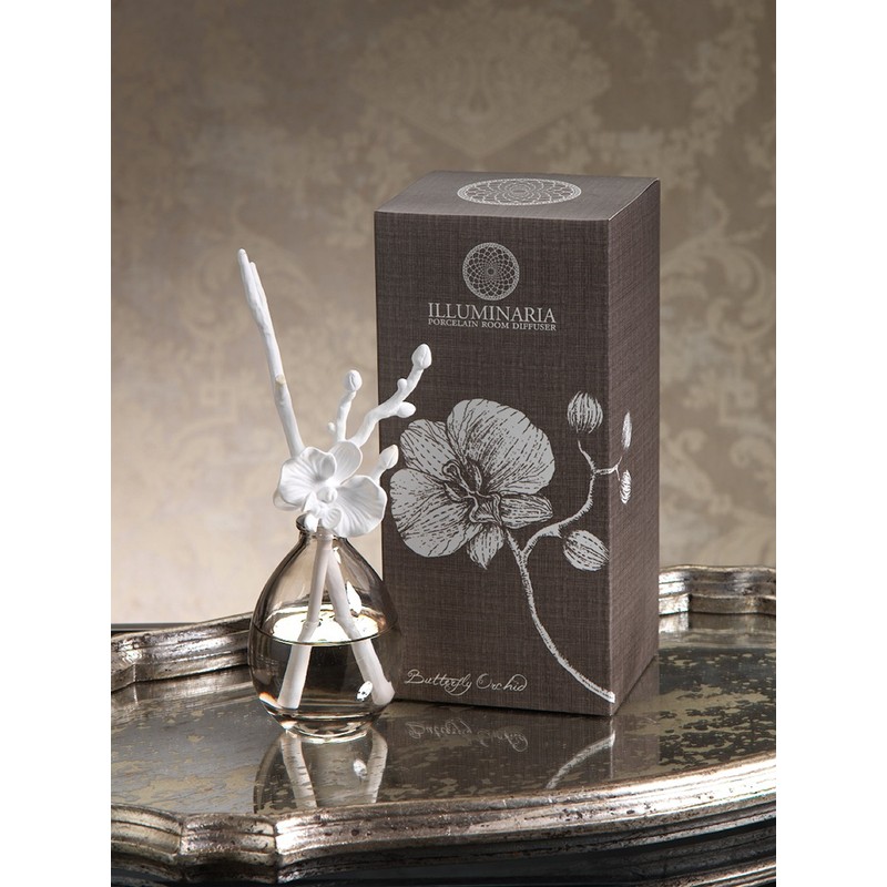 Zodax Essence of Jasmine ILLUMINARIA Branch Porcelain Diffuser