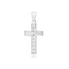 Tuscany Silver Cubic Zirconia Cross Pendant